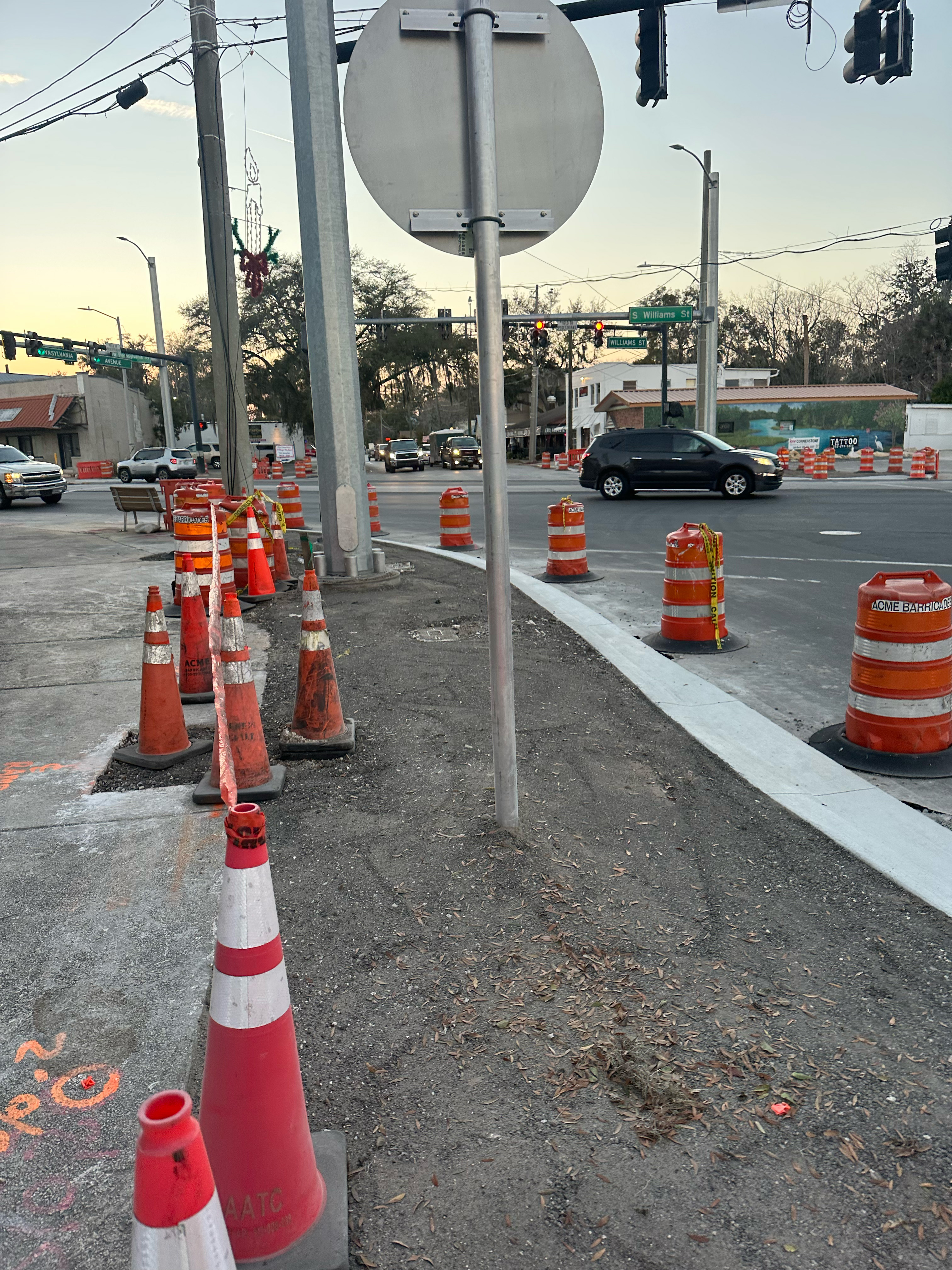Sidewalk demolition work by CAB Glover Enterprises
